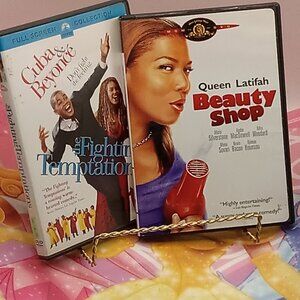 Queen Latifah Beauty Shop & CUBA BEYONCE Temptations DVDs Comedy Movie Night